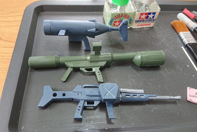 スコープドッグ　プラモデル　武器類