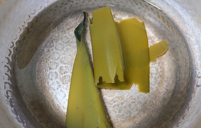 昆布出汁を取る