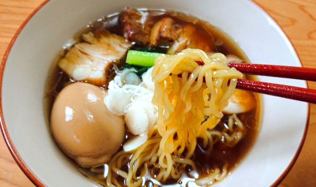 チャーシューのタレで作ったオリジナルラーメン