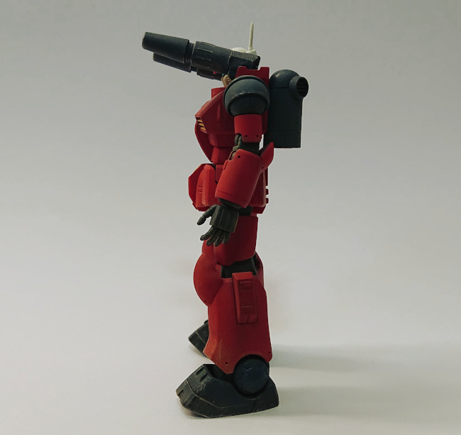 HGUCガンキャノン アクリルガッシュ筆塗り