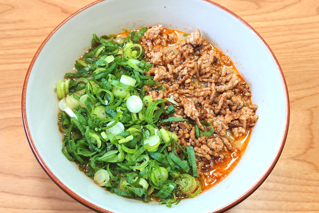 ツルヤの担々麺完成