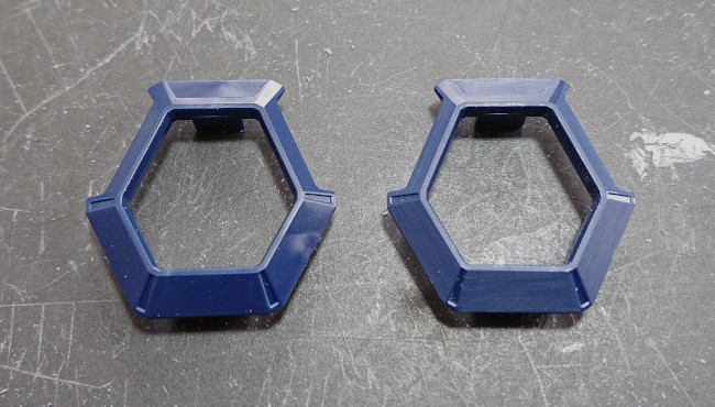 HGUC 1/144 Ξ（クスィー）ガンダム 平面出し　ゲート処理