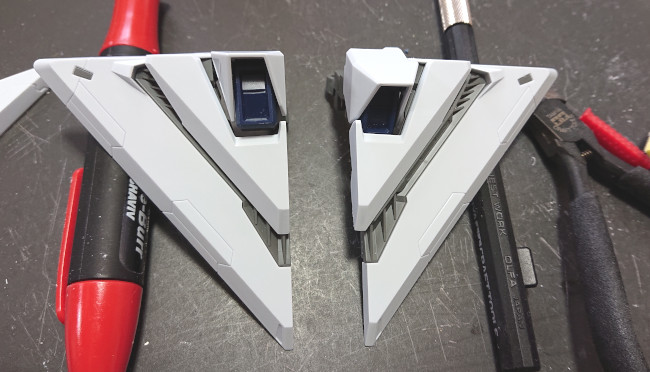 HGUC 1/144 Ξ（クスィー）ガンダム　肩アーマーの可動