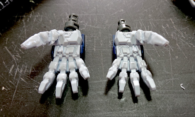 ランナーパテ充填