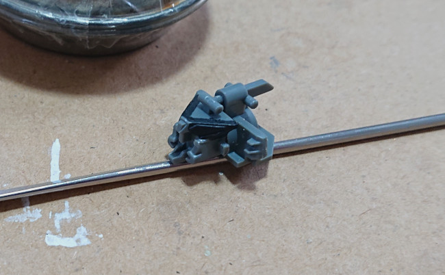 HGUC 1/144 Ξ(クスィー)ガンダム 顔面パーツの塗装